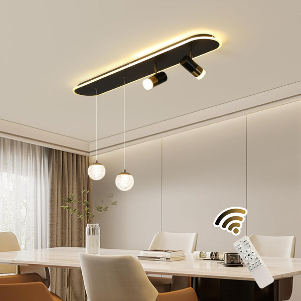 Garwarm Dimmable LED Pendant Light with Remote Control