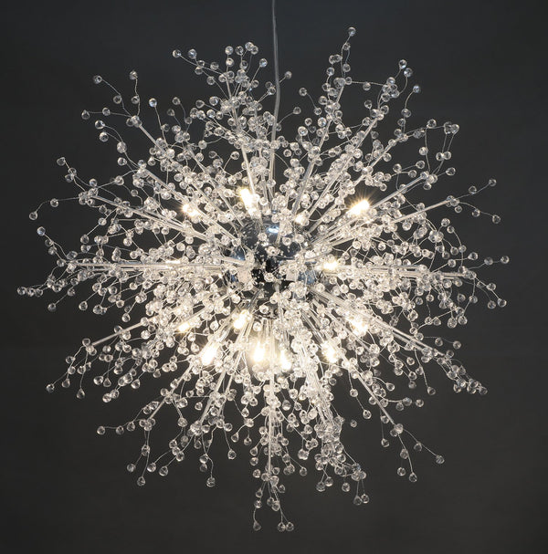 Garwarm Dandelion Chandelier LED Light Crystal Chandelier