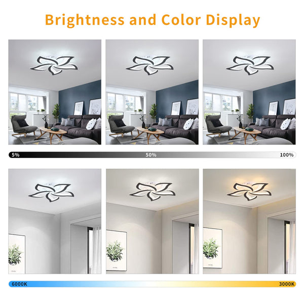 Garwarm Dimmable Flower LED Ceiling Light