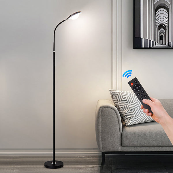 Garwarm LED Black Task Floor Lamp