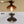 Garwarm Industrial Ceiling Light with Metal Cage Semi-Flush Bronze Fixture