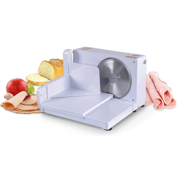 SuperHandy Food Slicer Portable Collapsible Electric Meat Deli Cheese Stainless Steel RSG Solingen Blade SKU:GEUT023