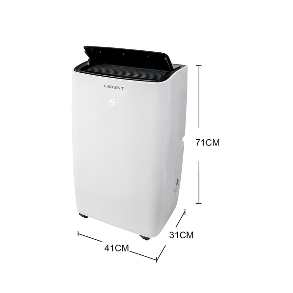 LEXENT AC7 Portable Air Conditioner / Heater 14000 BTU, Air Cooler, 40L Dehumidifier, Model: LCH14W