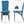 Matteo Dining Chairs High Backrest Upholstered Blue Set of 2 /4 /6 pcs