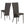 Matteo Suede Fabric Dining Chairs with Matte Metal Legs for Kitchen and Living Room 2 /4 /6 pcs