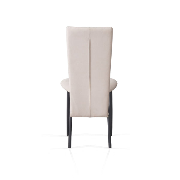 Matteo Dining Chairs High Backrest Upholstered Cream Set of 2 /4 /6 pcs