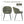 Matteo Modern Green/Yellow/Grey Upholstered Dining Chair With Metal Legs for Dining Room 2pcs