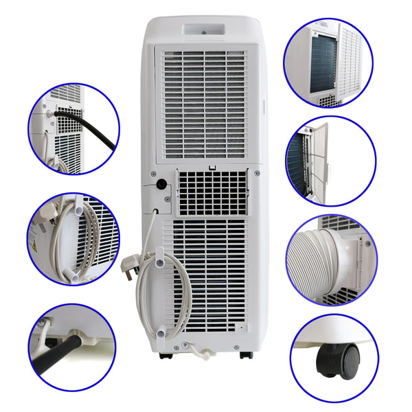 LEXENT AC5a AGILE 9000 BTU Stylish Portable Air Conditioner, Air Cooler, Dehumidifier (Refurbished with 1 year warranty)